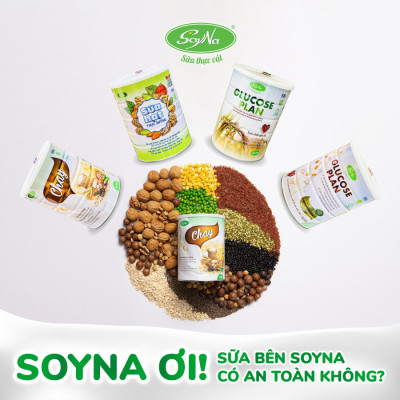 [MUA 1 TẶNG 1] SỮA CHAY SOYNA - SỮA HẠT BỔ SUNG PROTEIN CHO NGƯỜI ĂN CHAY- SỮA THỰC VẬT CAO CẤP SOYNA BỔ SUNG CANXI CHO XƯƠNG CHẮC KHỎE