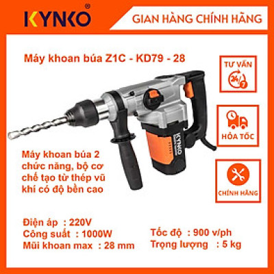 Máy khoan búa 2 chức năng - KD79 cầm tay Kynko J1C- KD79 -28 # 6791