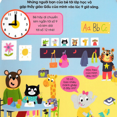 Cuốn Sách Đầu Tiên Của Bé - Chiếc Đồng Hồ (Dành Cho Bé Từ 3-5 Tuổi)