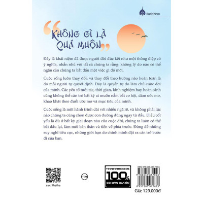 Sách - Không Gì Là Quá Muộn - Thái Hà Books