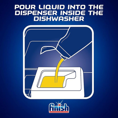Gel rửa chén hòa tan nhanh Finish All in 1 Max Lemon, 700 ml - EU