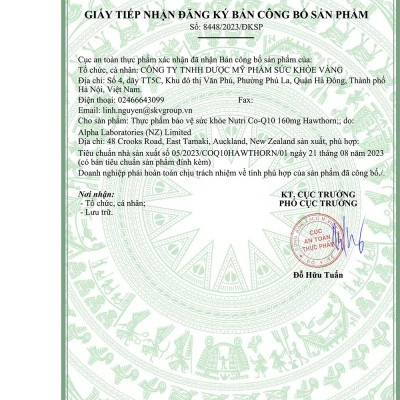 Viên Uống Bổ Tim Nutri CO-Q10 160MG Hawthorn 30 Viên | Giúp Tim Khỏe Mạnh, Phục Hồi Sức Khỏe - Nhập Khẩu Chính Hãng