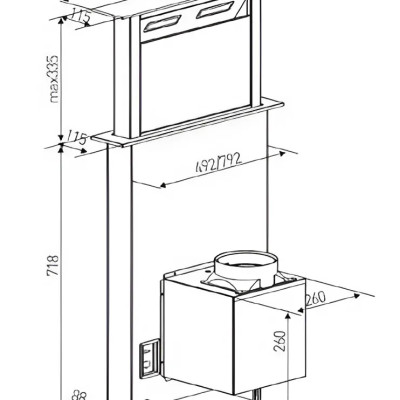 Máy hút mùi Kocher TESLA CXW - 199 DW - Hàng Chính Hãng