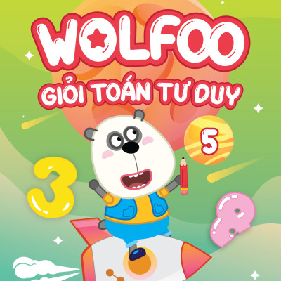 Sách - Bộ Sách Wolfoo Giỏi Toán Tư Duy: Tập 1 - 6 (Bộ 6 Tập)