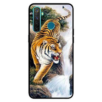 Ốp Lưng in cho Realme 5 Pro / Realme Q Mẫu Nền Hổ Mẫu 2 - Hàng Chính Hãng