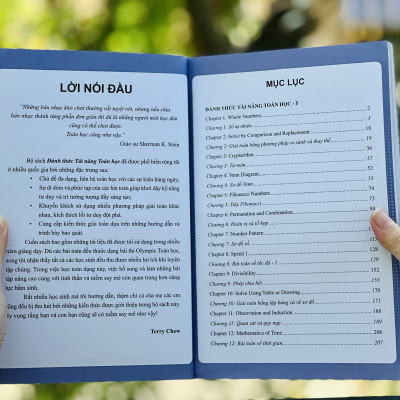 Sách Đánh Thức Tài Năng Toán Học 2, 3 Và 5 ( Combo 3 Cuốn ) - Tổng hợp kiến thức toán học lớp 2 đến lớp 6 Nhà Sách Á Châu Books