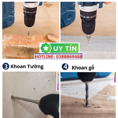 MÁY KHOAN PIN CAO CÁP SUSANO 36V + TẶNG BỘ PHỤ KIỆN 24 MÓN