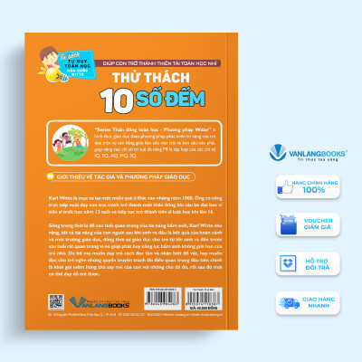 Tủ Sách Tư Duy Toán Học Hàn Quốc - Thử Thách 10 Số Đếm (2019) - Vanlangbooks