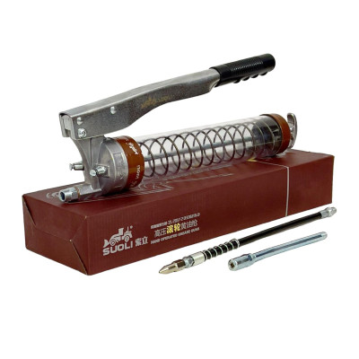 Bơm tay 600cc sử dụng mỡ nhồi SL-H086, Ống mỡ trong suốt