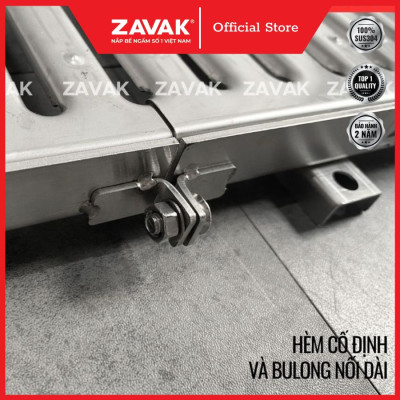 Rãnh Thoát Nước Inox 304 ZAVAK Grating GRT-AX217 inox 304 (modun 1.2m)