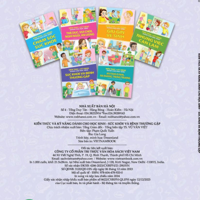 Combo 3 Quyển Kiến Thức Và Kỹ Năng Dành Cho Học Sinh: Những Việc Cần Làm + Sức Khoẻ Và Bệnh Thường Gặp + An Toàn Ở Nhà, Ra Đường, Trong Trường