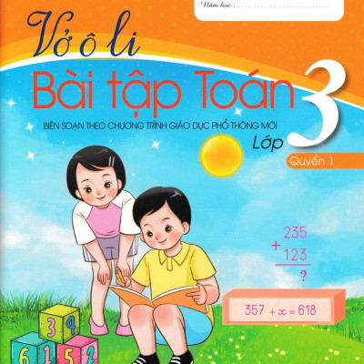 Sách - Vở Ô Li Bài Tập Toán 3 - Quyển 1