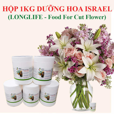 Shop Hoa Bảo Quản Hoa Cắm Lẵng, Hoa Cắm Xốp lâu tàn và hạn chế thay hoa định kỳ bằng Bột Dinh Dưỡng Hoa nhập khẩu Israel hiệu Longlife SG Của Israel (Thùng 5KG Bột Dưỡng Hoa Israel)
