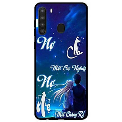 Ốp lưng dành cho Samsung Galaxy A21 mẫu Nợ Cha Một Con Rể