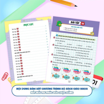 Sách - Vở Bài Tập Toán Tăng Cường Lớp 4 - Tập 2 - Theo Sách Giáo Khoa Kết Nối Tri Thức Với Cuộc Sống - Megabook