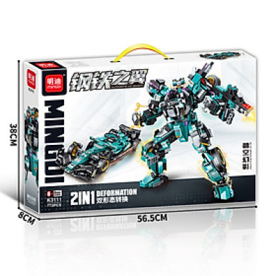 MINGDI - K3111 - Lắp Ráp Robot Bóng Ma Bầu Trời (772 Chi Tiết)