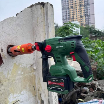 Máy Khoan Bê Tông 3 Chức Năng Pin AKUZA 2-2601 BL - Chân pin phổ thông, PIN 15 CELL - Bảo hành chính hãng
