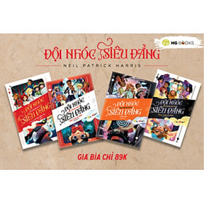 Combo sách: Đội nhóc siêu đẳng ( Bộ 4 tập 1,2,3,4)