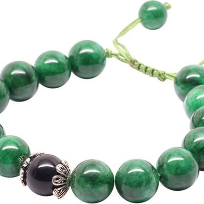 Vòng Mala Cẩm Thạch Sơn Thủy 10mm Mix Mã Não Đen Ngọc Quý Gemstones VT93