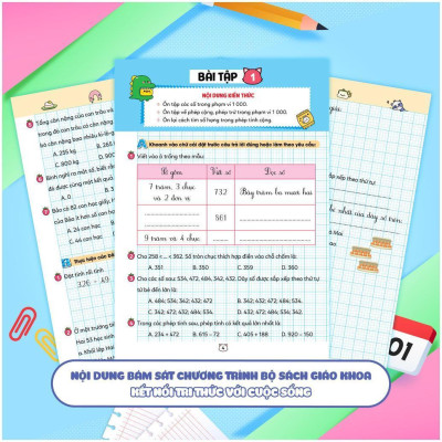 Sách - Vở Bài Tập Toán Tăng Cường Lớp 3 - Tập 1 - Theo Sách Giáo Khoa Kết Nối Tri Thức Với Cuộc Sống - Megabook