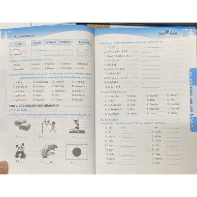 Sách - Global Success - Bài Tập Tiếng Anh Lớp 5 Tập 1 - Có Đáp Án - Minh Thắng