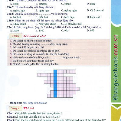 Em Muốn Làm Trạng Nguyên Nhỏ Tuổi Lớp 5