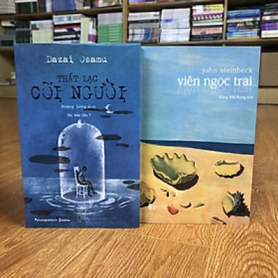 Combo sách văn học kinh điển: THẤT LẠC CÕI NGƯỜI DAZAI OSAMU + VIÊN NGỌC TRAI JOHN STEINBECK (tặng kèm bookmark)