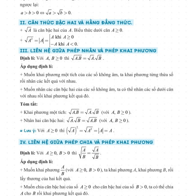 Sổ Tay Luyện Thi Vào Lớp 10 Môn Toán _MEGA