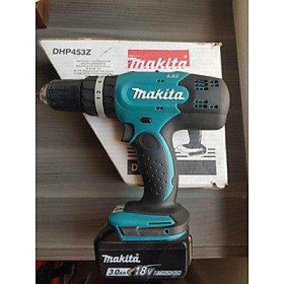 MÁY KHOAN DÙNG PIN 18V (38 NM) MAKITA (KHÔNG KÈM PIN VÀ ĐẾ SẠC) DHP453Z (THÂN MÁY)- HÀNG CHÍNH HÃNG