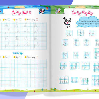 Phiếu Luyện Viết Cùng Gấu Kiki 3 - Luyện Viết Bảng Chữ Cái Và Chữ Ghép