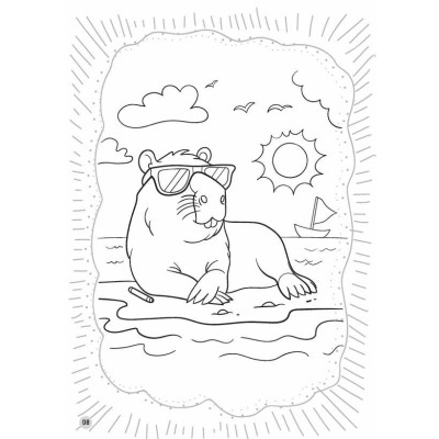 Sách - Bé Tô Màu Capybara - Bộ Trưởng Bộ Ngoại Giao - Cuộc Sống Muôn Màu - Tặng Kèm Sticker - Việt Thư