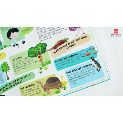 Sách - Khám Phá Các Châu Lục Và Đại Dương Qua Bảy Tấm Bản Đồ Mở Rộng - Đinh Tị Books