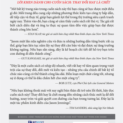 Thay đổi hay là chết (Tặng BookMark)
