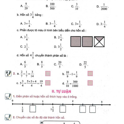 Bộ Đề Kiểm Tra Năng Lực , Đánh Giá Năng Lực Toán Lớp 5 - Tập 1