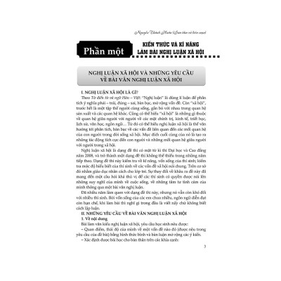Sách - Phát Triển Kĩ Năng Làm Văn Nghị Luận Xã Hội - Dùng Cho Học Sinh THCS & THPT - Khang Việt Book