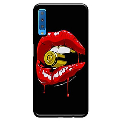 Ốp lưng cho Samsung Galaxy A7 nền môi 1 - Hàng chính hãng