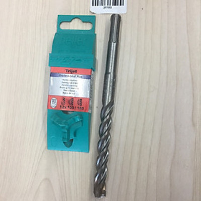 Mũi khoan bê tông SDS PLus Trijet (3 ngạnh) 12x160mm Heller 