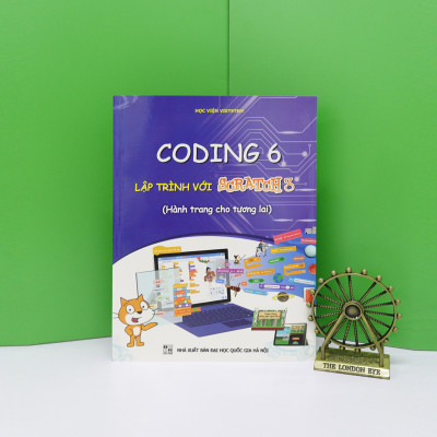 Combo 3 sách hướng dẫn học lập trình Scratch cho học sinh lớp 6