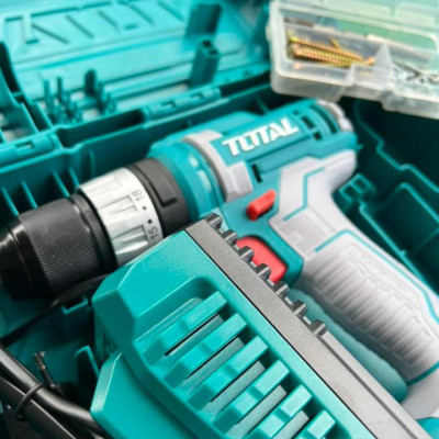 MÁY KHOAN BÚA DÙNG PIN 20V (2 pin 2.0Ah + sạc) TOTAL TIDLI201452 - HÀNG CHÍNH HÃNG