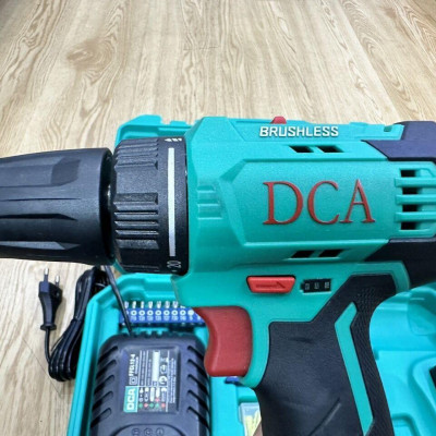 BỘ MÁY THAN KHÔNG CHỔI THAN DÙNG PIN 12V/2AH*2 DCA ADJZ23-10TK - HÀNG CHÍNH HÃNG
