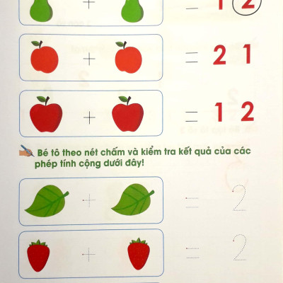 Bé Tự Tin Bước Vào Lớp 1 - Cùng Bé Học Toán - Tập 1 (Dành Cho Bé Từ 5 - 6 Tuổi)