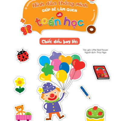 Hình Dán Thông Minh Giúp Bé Làm Quen Với Toán Học - Chiếc Diều Bay Lên