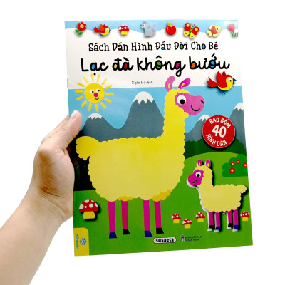 Sách Dán Hình Đầu Đời Cho Bé: Lạc Đà Không Bướu