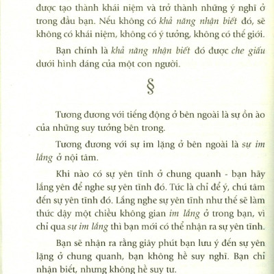 Sức Mạnh Của Tĩnh Lặng (Tái Bản 2020)