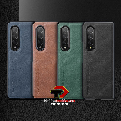 Ốp lưng da cho SamSung Galaxy Z Fold3 5G chính hãng X-level - Hàng chính hãng