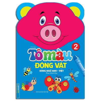 Sách - Tô Màu Động Vật - Song Ngữ Anh Việt - Tập 2 + Tập 3 - Minh Thắng