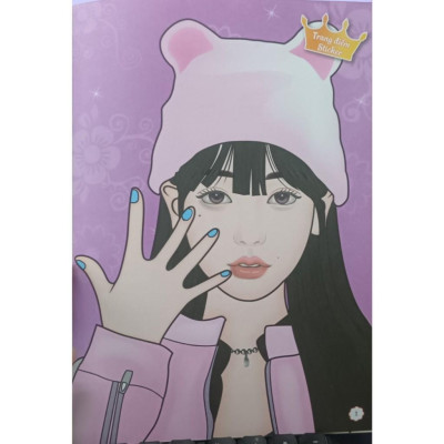 Sách - Sách Trang Điểm Thần Tượng Âm Nhạc Hàn Quốc - Wonyoung - Thỏa Súc Sáng Tạo Cùng Sticker Trong Suốt - Minh Thắng