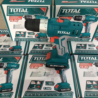MÁY KHOAN VẶN VÍT DÙNG PIN 16.8V 28NM (01 PIN VÀ 01 SẠC) TOTAL TDLI1611 - HÀNG CHÍNH HÃNG