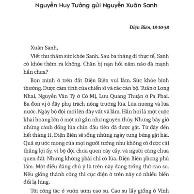 Bốn Năm Sau Và Những Trang Viết Về Điện Biên - TRE