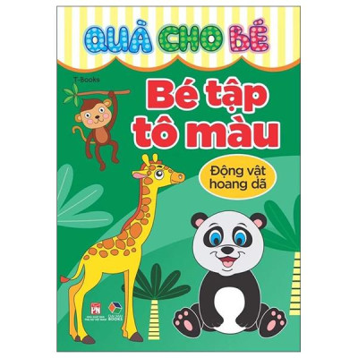 Sách - Quà Cho Bé - Bé Tập Tô Màu - Động Vật Hoang Dã